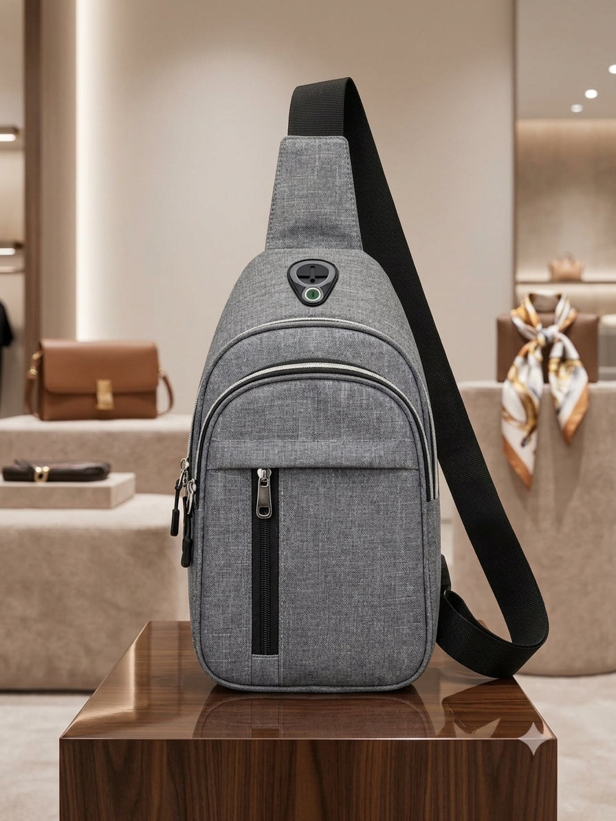 Cross Body Sling Bag - Grey